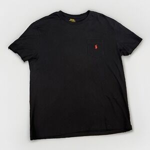 NWOT Polo Ralph Lauren Men's black Pocket T Shirt Classic fit